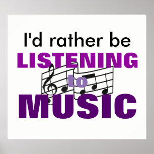 Ich Höre Eher Musik Poster