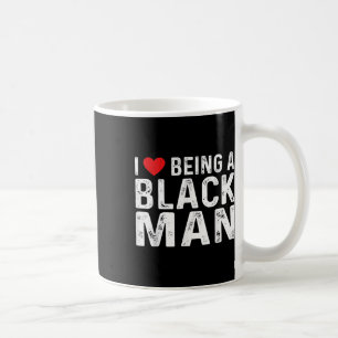 Ich höre, ein Schwarzer zu sein, als ich Liebe ein Kaffeetasse