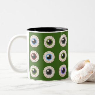 Ich höre Eyeballs Zweifarbige Tasse