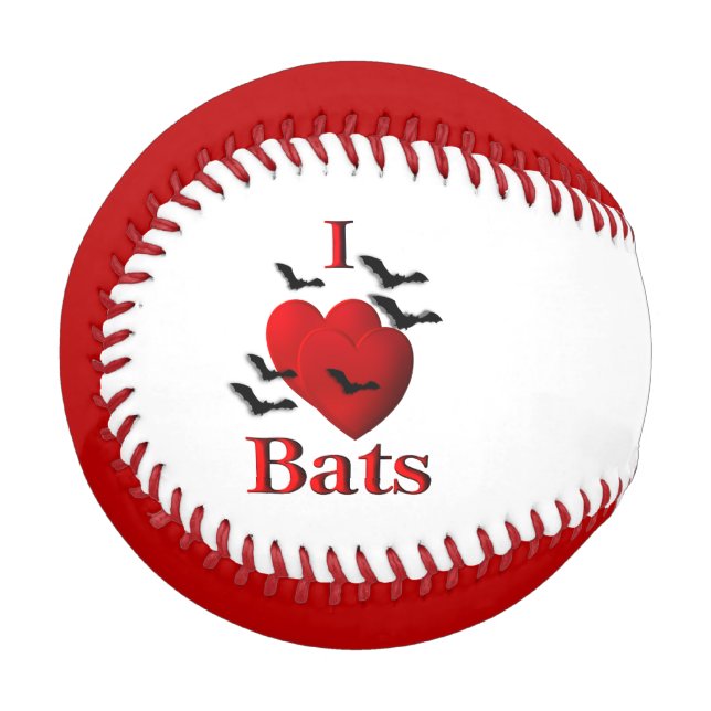 Ich höre Fledermäuse Baseball (Vorderseite Links)