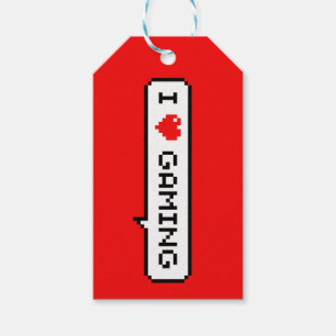 Ich höre Gaming I Liebe Gaming Simple Pixel Art Geschenkanhänger