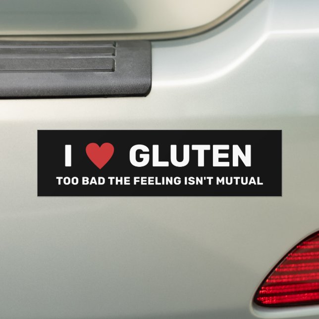 Ich höre Gluten Autoaufkleber (Auf Auto)
