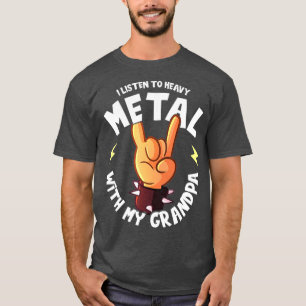Ich höre Heavy Metal mit meinem Opa I Funny T-Shirt