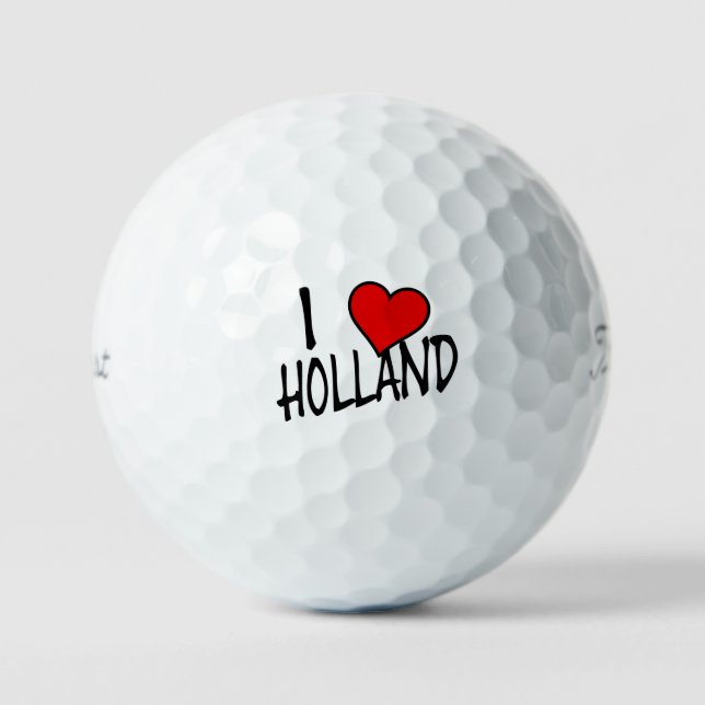 Ich höre Holland bk auf w tpv1 gbcnt Golfball (Vorderseite)