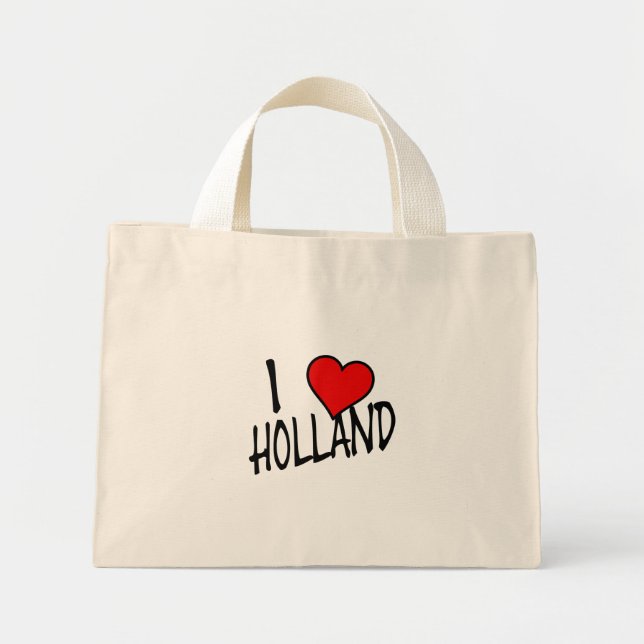 Ich höre Holland bk ttcnt Mini Stoffbeutel (Vorne)