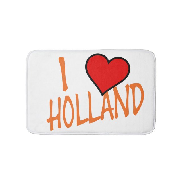 Ich höre Holland oder auf Hanf bmcnt Badematte (Vorderseite)
