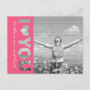 Ich höre Ihnen Personalisierte Foto Postkartenvorl Postkarte