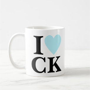 Ich höre Ihre Initialen Fun Custom Monogram Kaffeetasse