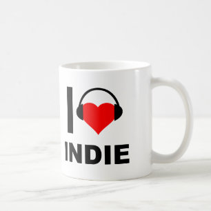 Ich höre Indie Funny Mug Tasse