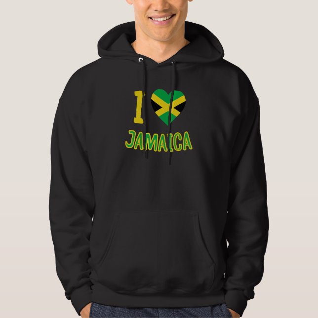 Ich höre Jamaika Hoodie (Vorderseite)
