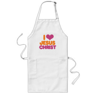 Ich höre Jesus Christus Lange Schürze