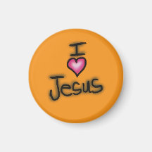 Ich höre Jesus I Liebe Jesus Orange