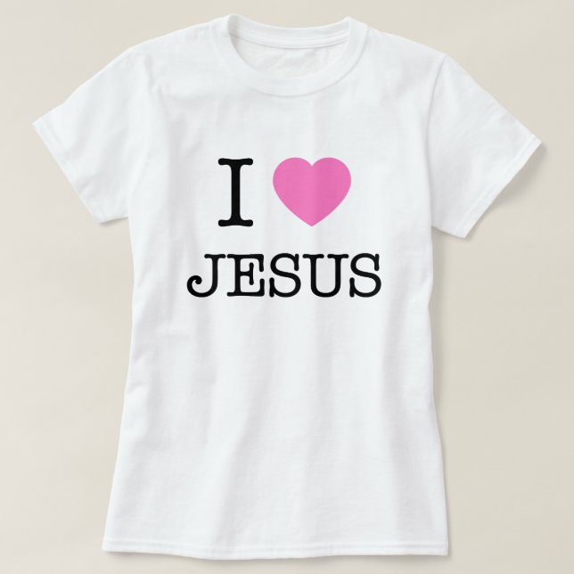 Ich höre Jesus T-Shirt (Design vorne)
