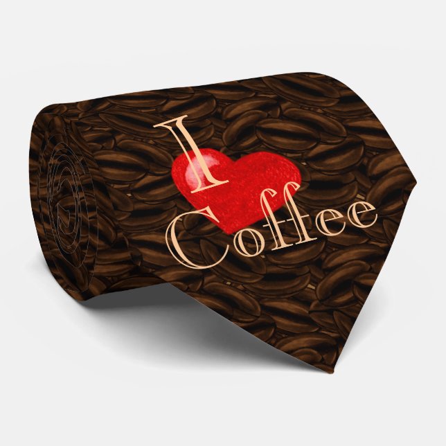 Ich höre Kaffee Krawatte (Gerollt)