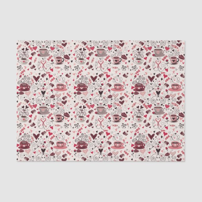 Ich höre Kaffee Seidenpapier (Vorderseite)