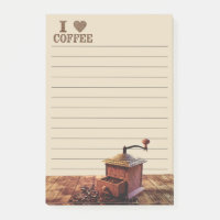 Ich höre Kaffee- und Kaffeemaschine