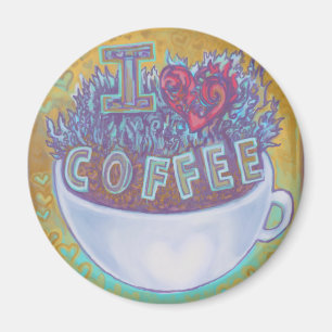 Ich höre Kaffeemagnet Magnet