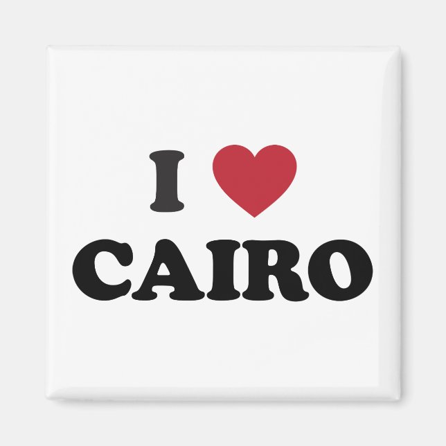 Ich höre Kairo Ägypten Magnet (Vorne)