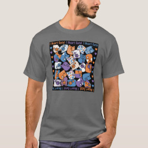 Ich höre Katzen! Collage T-Shirt