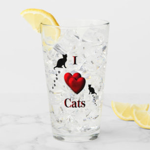Ich höre Katzen Glas