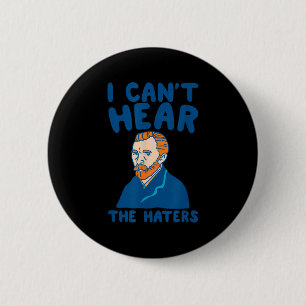 Ich höre keine lustigen Kunstwerke Button