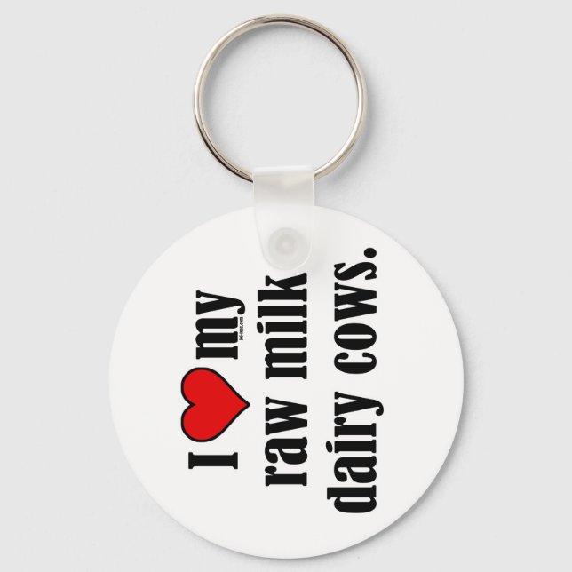 Ich höre Kühe Schlüsselanhänger (Vorderseite)