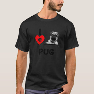 Ich höre Liebe Der Mops meines Mops Hund T-Shirt