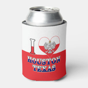 Ich höre Liebe Houston Texas Dosenkühler
