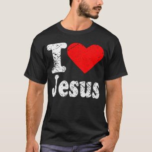 Ich höre Liebe Jesus Christus Christliche Zitat Mä T-Shirt