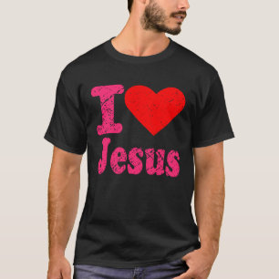 Ich höre Liebe Jesus Christus Christliche Zitat Mä T-Shirt