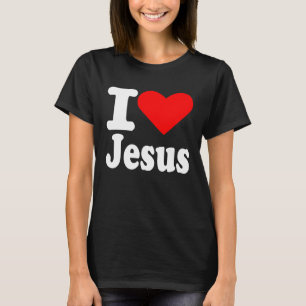 Ich höre Liebe Jesus Christus Christliche Zitat Mä T-Shirt