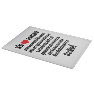 Ich höre [Liebe] Krung Thep Maha Nakhon ... Schneidebrett