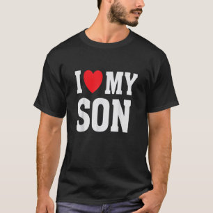 Ich höre Liebe mein Sohn stolz Eltern Mama Mutter  T-Shirt