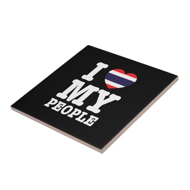 Ich höre (Liebe) Meine Thai-Leute Fliese (Seite)