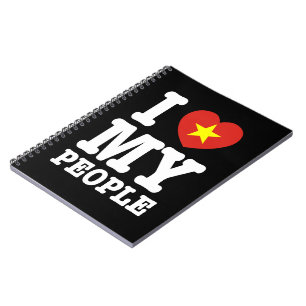 Ich höre (Liebe) meine Vietnam-Leute Notizblock