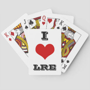 Ich höre LRE spielen Karten Spielkarten
