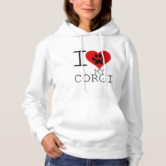 ICH HÖRE MEIN CORGI HOODIE