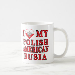 Ich höre mein polnisch-amerikanisches Busia Tasse