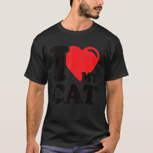 Ich höre meine Katze Schöne Niedliche Katze Besitz T-Shirt