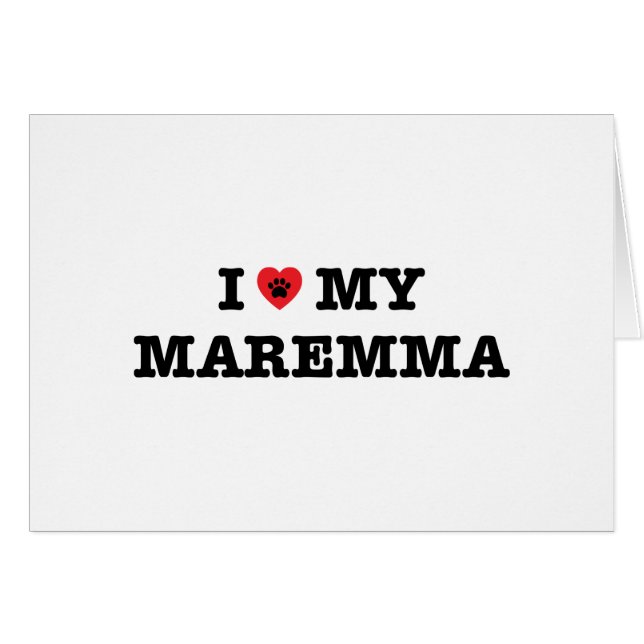 Ich höre meine Maremma (Vorderseite (Horizontal))