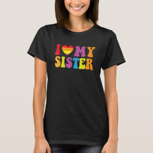 Ich höre meine Schwester, ich Liebe meine Schweste T-Shirt