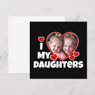 Ich höre meine Töchter Personalisiertes Foto
