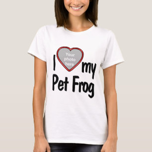 Ich höre meinen Begleiter Frosch - Foto fallen in  T-Shirt