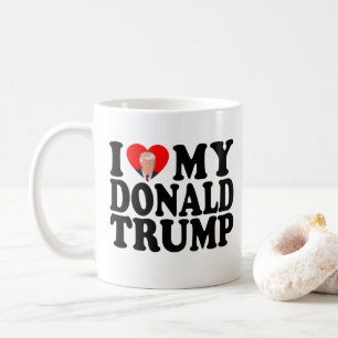 Ich höre meinen Donald Trump 47. Präsident Kaffeetasse