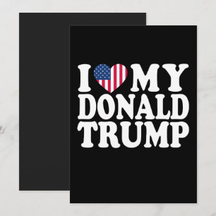 Ich höre meinen Donald Trump für Präsident 2024 Einladung