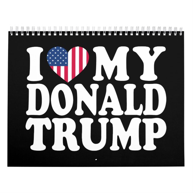 Ich höre meinen Donald Trump für Präsident 2024 Kalender (Titelbild)