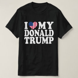 Ich höre meinen Donald Trump für Präsident 2024 T-Shirt