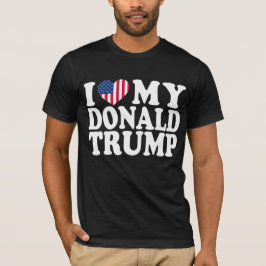 Ich höre meinen Donald Trump für Präsident 2024 T-Shirt