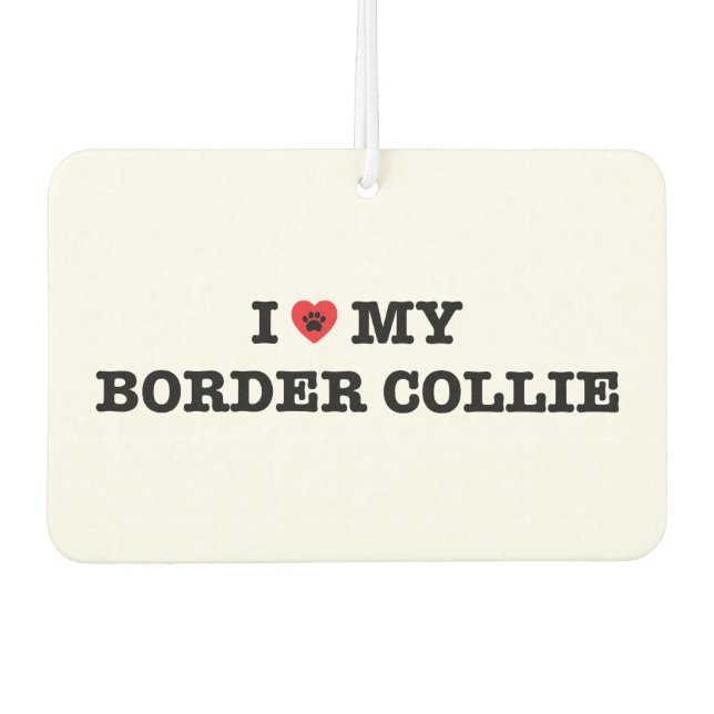 Ich höre meinen Freshener für Collie Car Air Autolufterfrischer (Vorderseite)