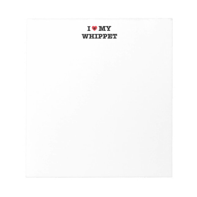 Ich höre meinen HandschuhNotepad. Notizblock (Vorderseite)